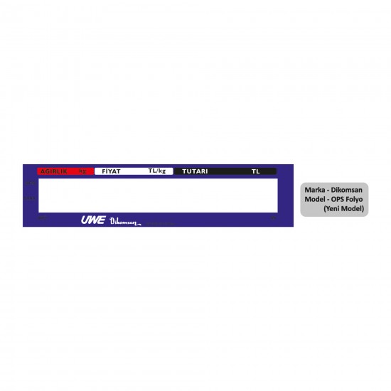 Dikomsan Ops Folyo Yeni Model