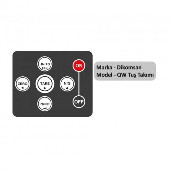 Dikomsan Qw Tuş Takımı