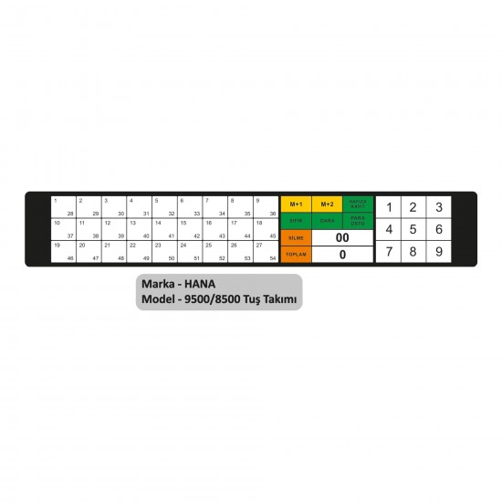 Hana 9500/8500 Tuş Takımı Hana 9500/8500 Tuş Takımı