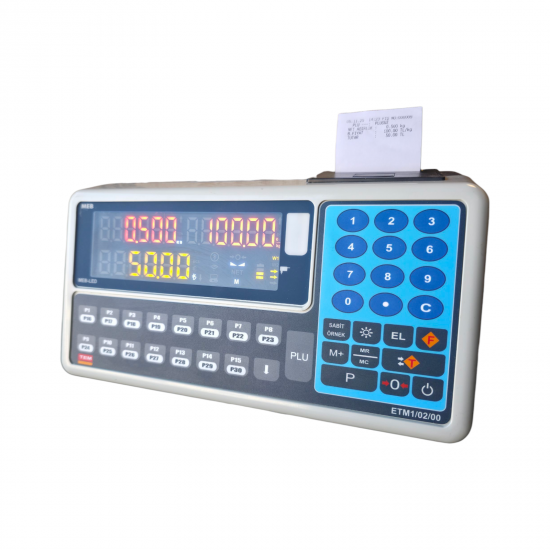 TEM INDM1TA-Y4 3–30000 kg Yazıcılı LED Fiyat Hesaplamalı Tartım İndikatörü TEM INDM1TA-Y4 3–30000 kg Yazıcılı LED Fiyat Hesaplamalı Tartım İndikatörü