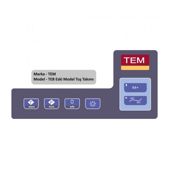 Tem Teb Eski Model Tuş Takımı